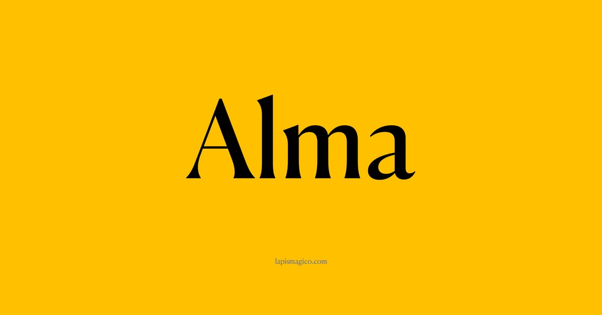 Nome Alma, ficha divertida com pontilhado para crianças