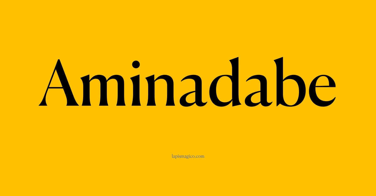 Nome Aminadabe, ficha divertida com pontilhado para crianças