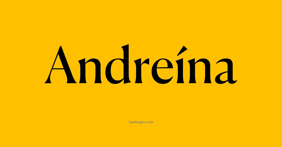 Nome Andreína, ficha divertida com pontilhado para crianças