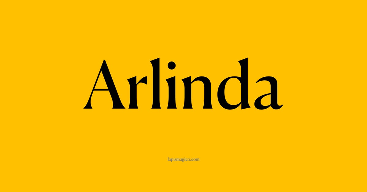 Nome Arlinda, ficha divertida com pontilhado para crianças