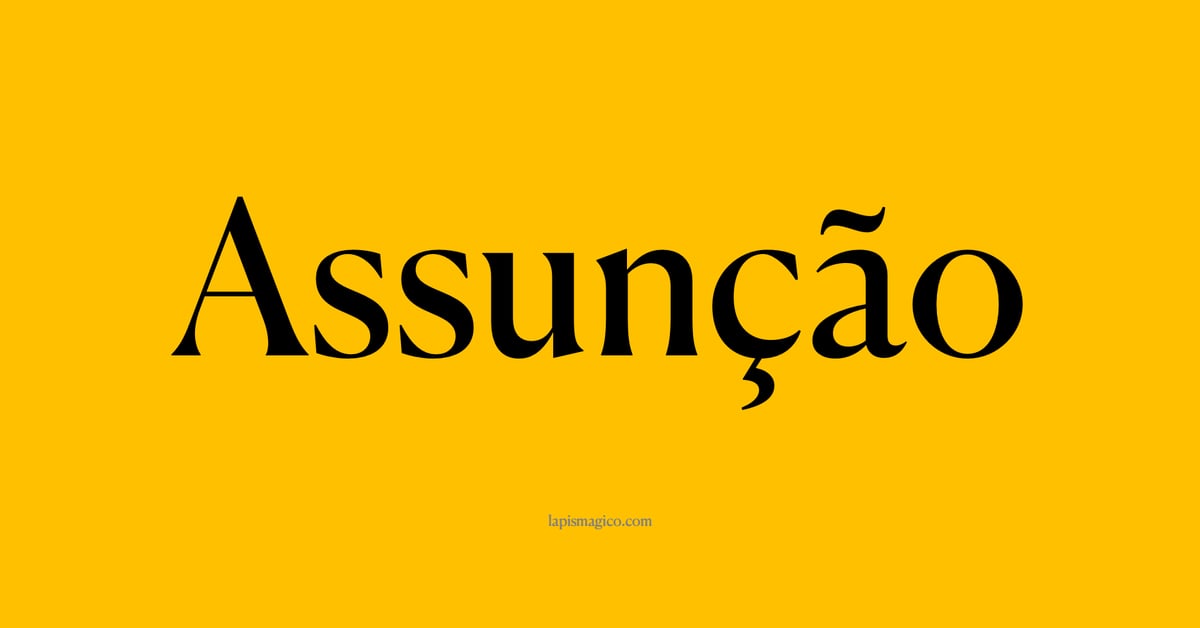 Nome Assunção, ficha divertida com pontilhado para crianças