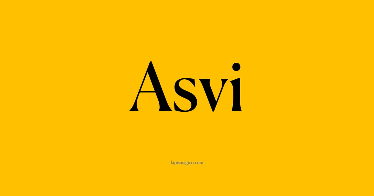 Nome Asvi, ficha divertida com pontilhado para crianças