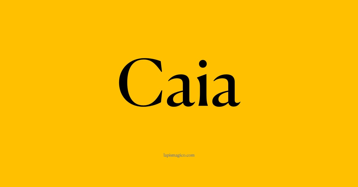 Nome Caia, ficha divertida com pontilhado para crianças