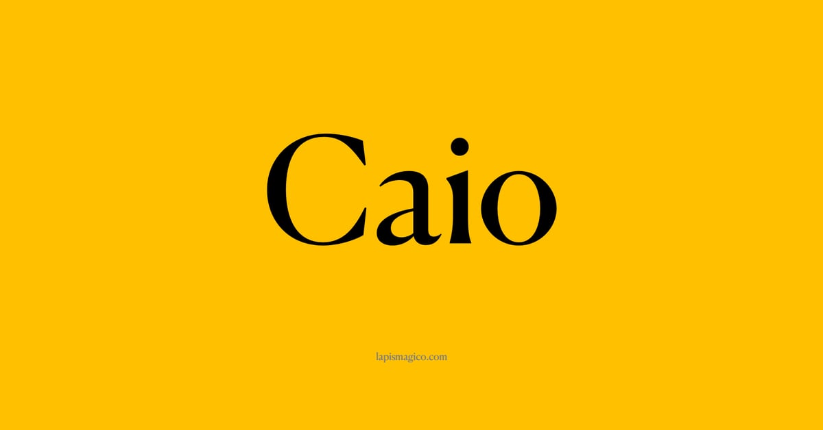 Nome Caio, ficha divertida com pontilhado para crianças