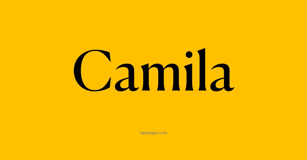 Nome Camila, ficha divertida com pontilhado para crianças