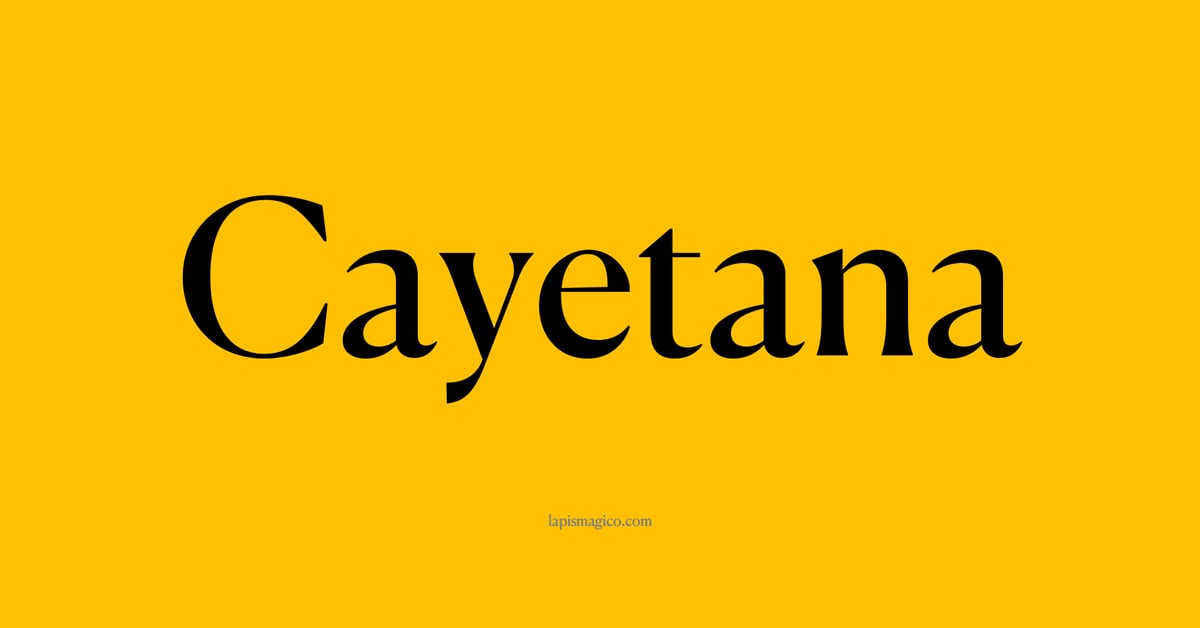 Nome Cayetana, ficha divertida com pontilhado para crianças