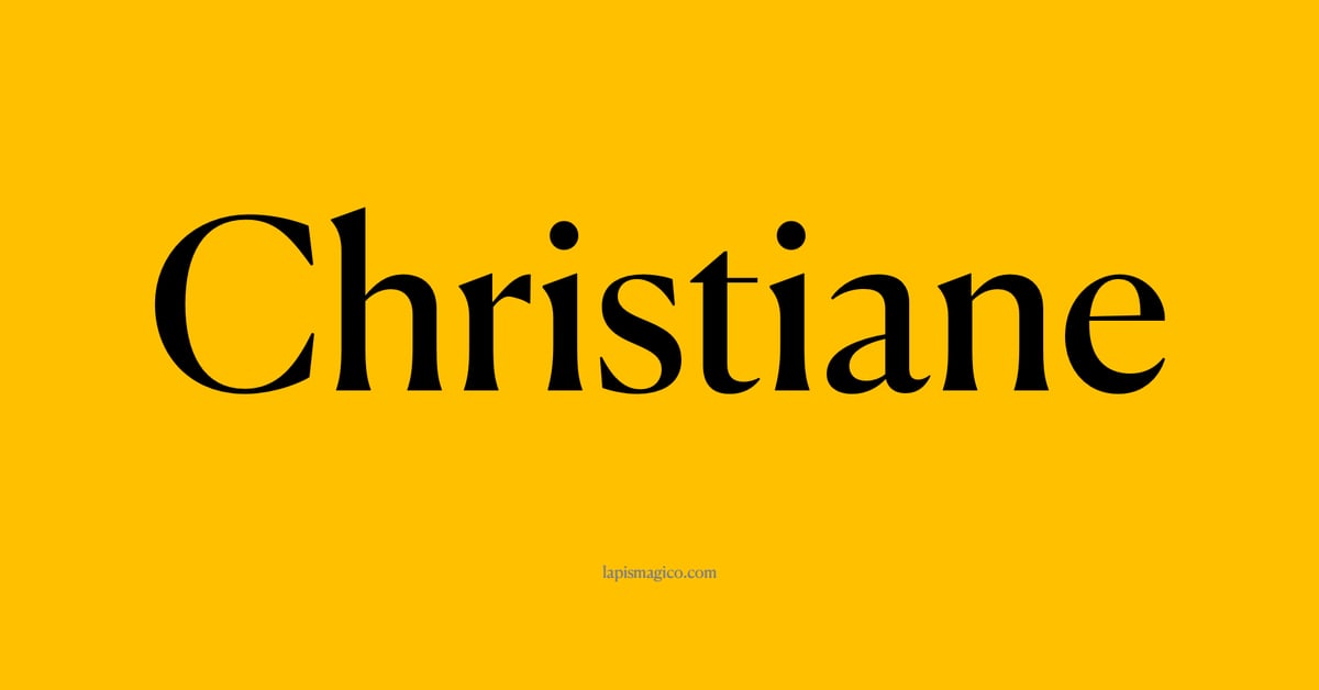 Nome Christiane, ficha divertida com pontilhado para crianças