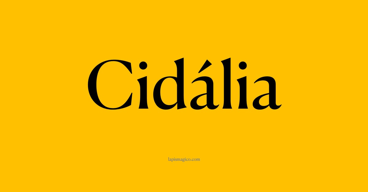 Nome Cidália, ficha divertida com pontilhado para crianças