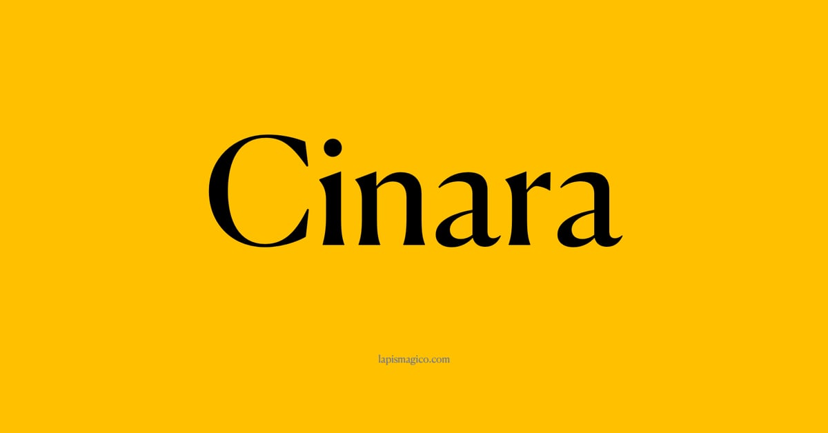 Nome Cinara, ficha divertida com pontilhado para crianças