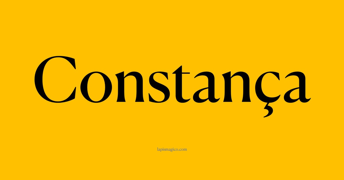 Nome Constança, ficha divertida com pontilhado para crianças