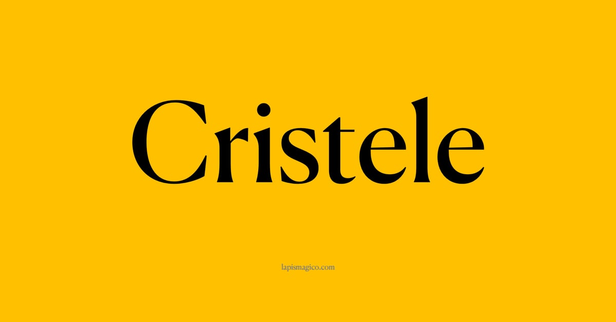 Nome Cristele, ficha divertida com pontilhado para crianças