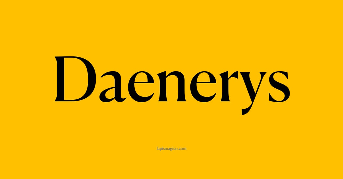 Nome Daenerys, ficha divertida com pontilhado para crianças