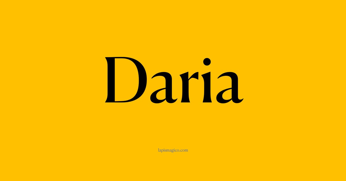 Nome Daria, ficha divertida com pontilhado para crianças