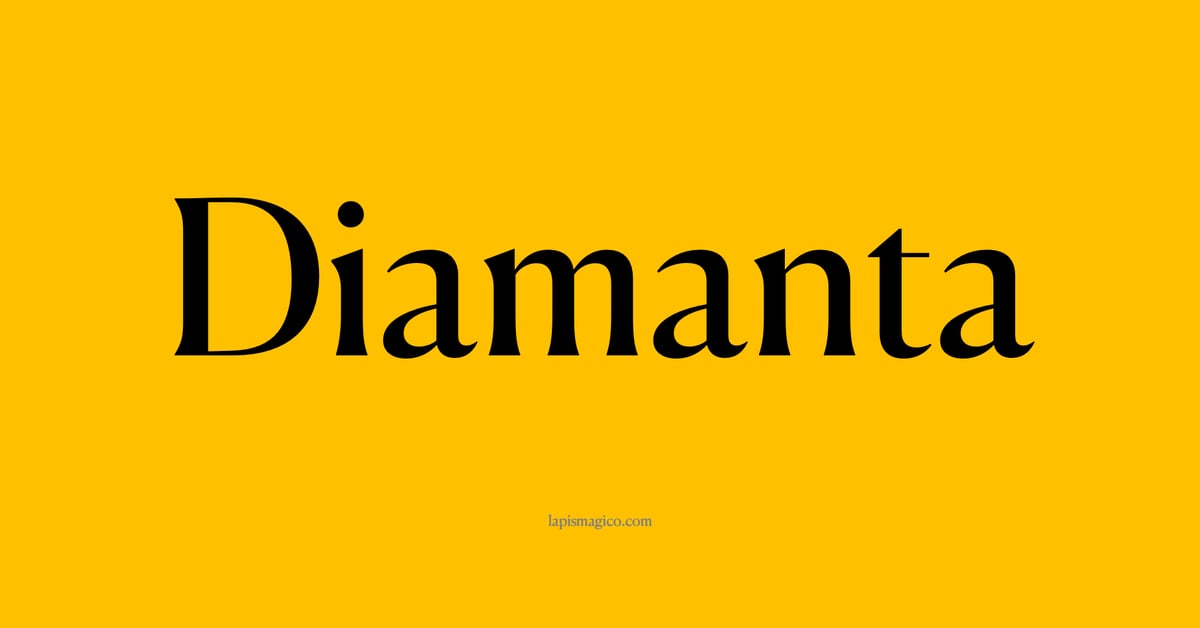 Nome Diamanta, ficha divertida com pontilhado para crianças