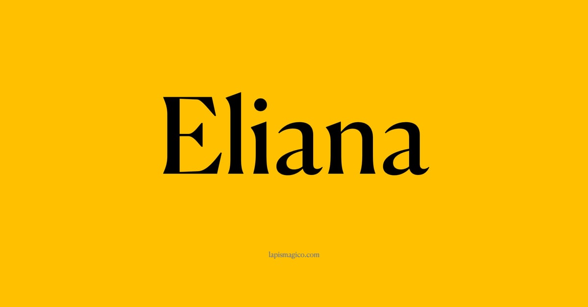 Nome Eliana, ficha divertida com pontilhado para crianças