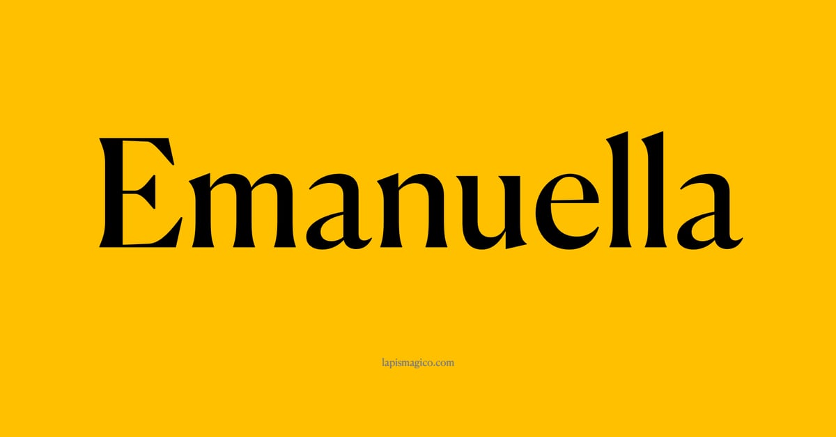 Nome Emanuella, ficha divertida com pontilhado para crianças