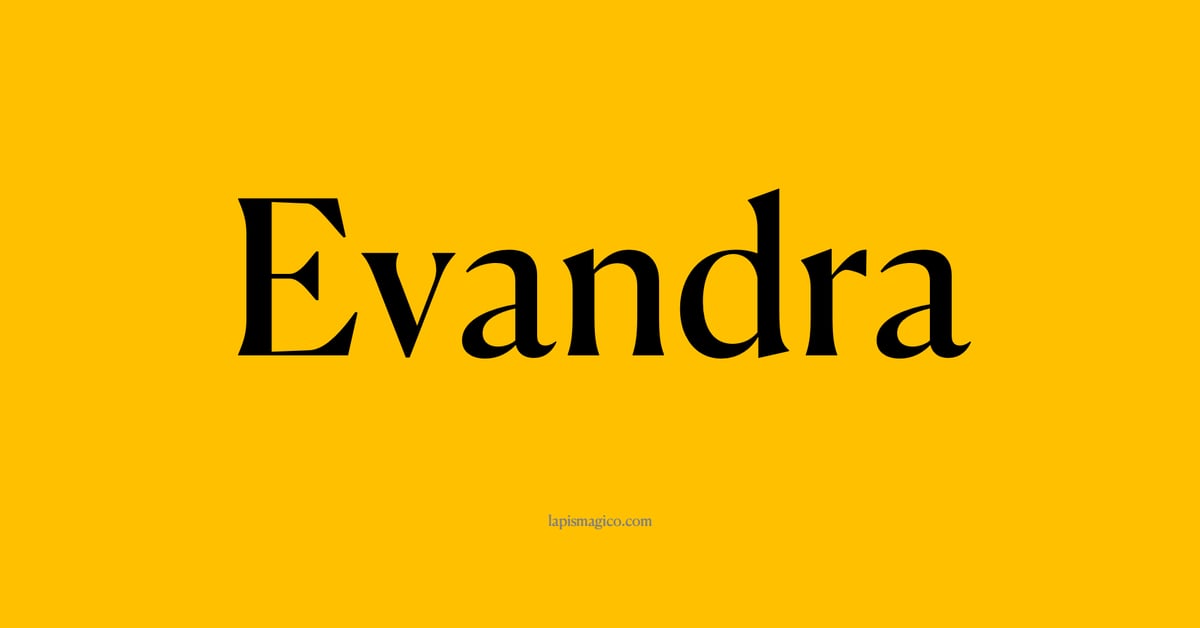 Nome Evandra, ficha divertida com pontilhado para crianças