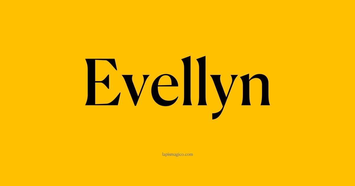 Nome Evellyn, ficha divertida com pontilhado para crianças