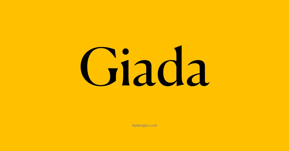 Nome Giada, ficha divertida com pontilhado para crianças