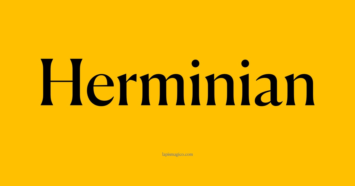 Nome Herminian, ficha divertida com pontilhado para crianças