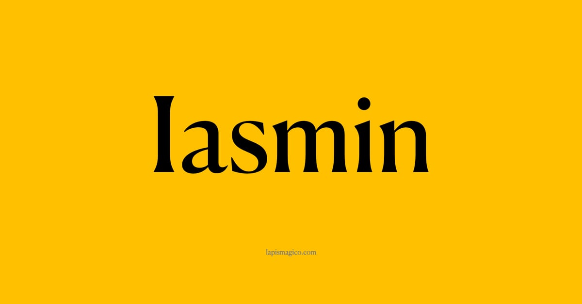 Nome Iasmin, ficha divertida com pontilhado para crianças