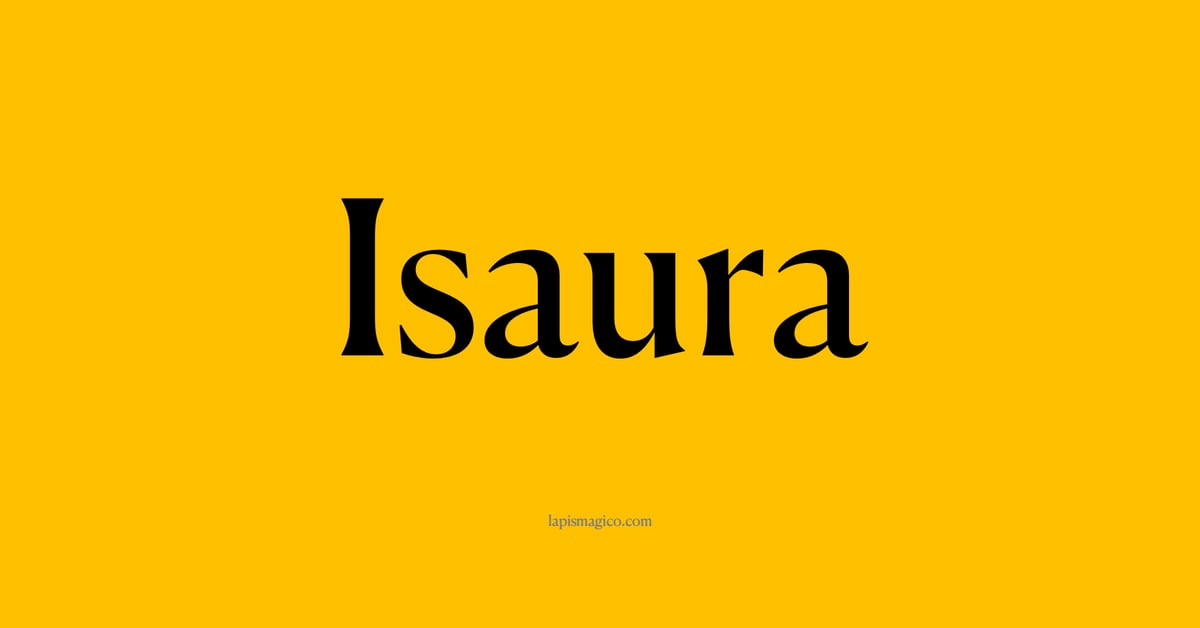 Nome Isaura, ficha divertida com pontilhado para crianças