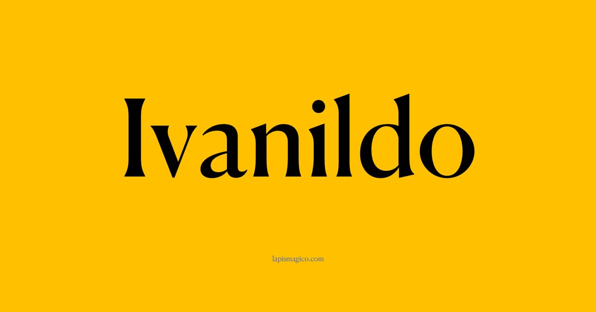 Nome Ivanildo, ficha divertida com pontilhado para crianças