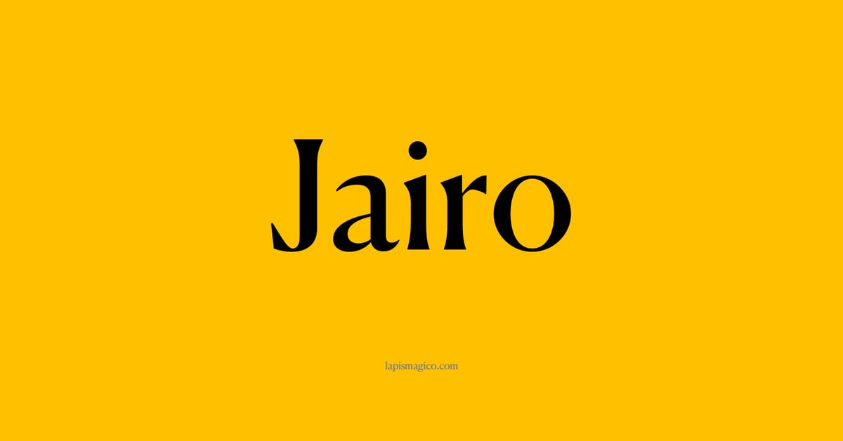 Nome Jairo, ficha divertida com pontilhado para crianças