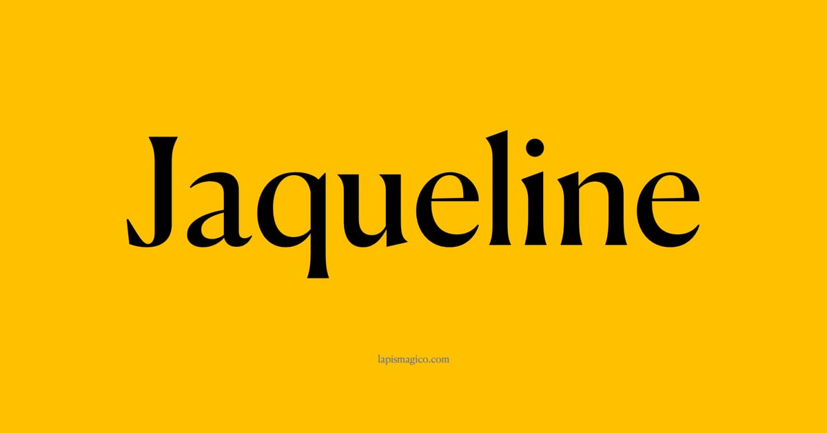 Nome Jaqueline, ficha divertida com pontilhado para crianças
