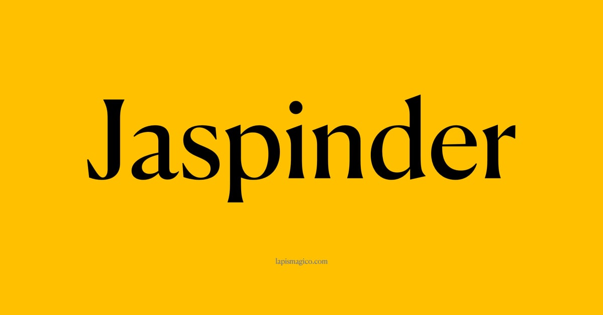 Nome Jaspinder, ficha divertida com pontilhado para crianças