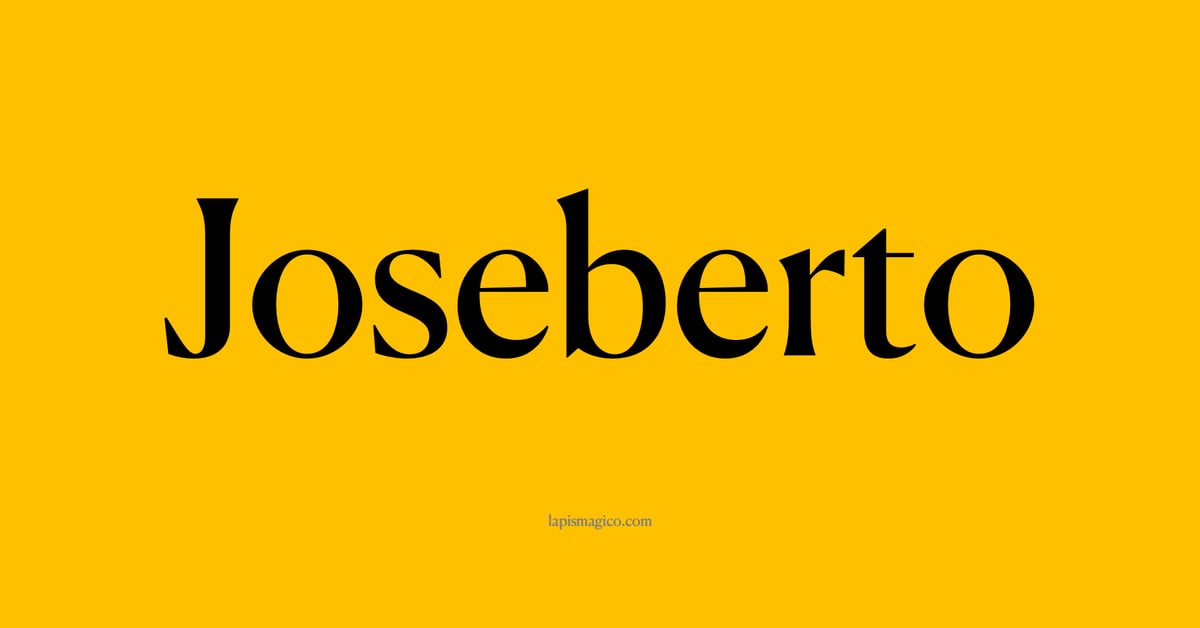 Nome Joseberto, ficha divertida com pontilhado para crianças