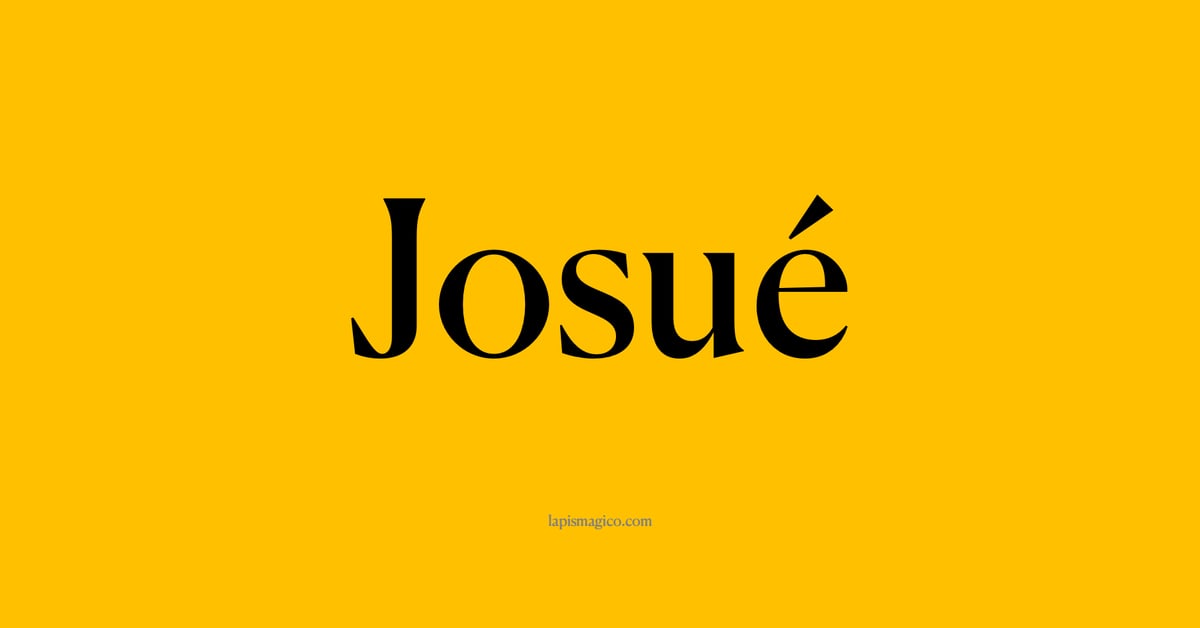 Nome Josué, ficha divertida com pontilhado para crianças