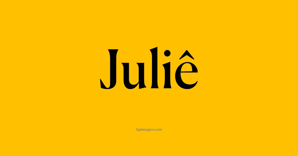 Nome Juliê, ficha divertida com pontilhado para crianças