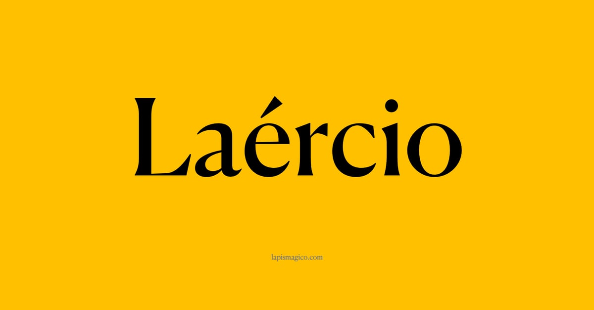 Nome Laércio, ficha divertida com pontilhado para crianças