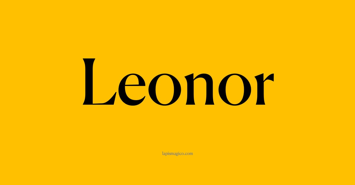 Nome Leonor, ficha divertida com pontilhado para crianças