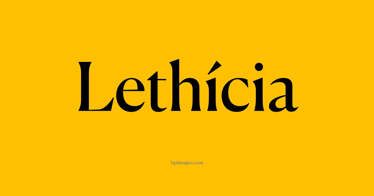 Nome Lethícia, ficha divertida com pontilhado para crianças