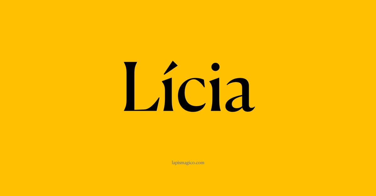 Nome Lícia, ficha divertida com pontilhado para crianças