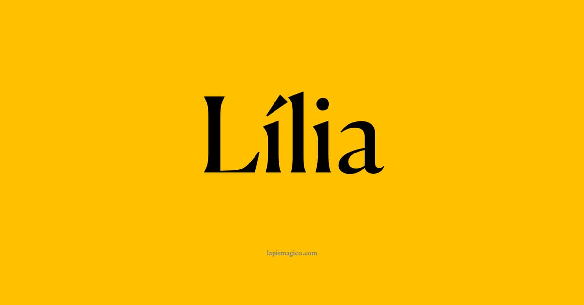 Nome Lília, ficha divertida com pontilhado para crianças