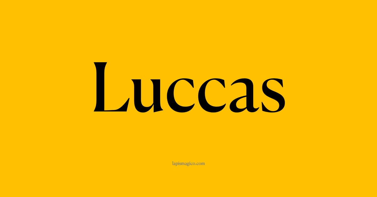 Nome Luccas, ficha divertida com pontilhado para crianças