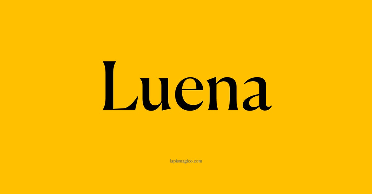 Nome Luena, ficha divertida com pontilhado para crianças