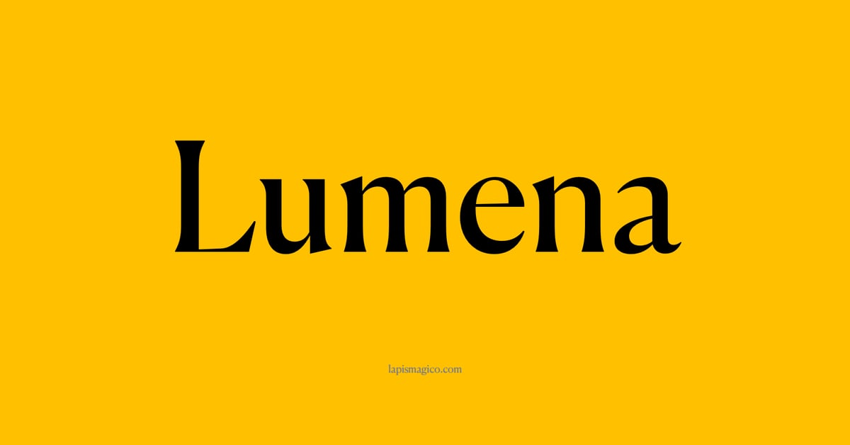 Nome Lumena, ficha divertida com pontilhado para crianças