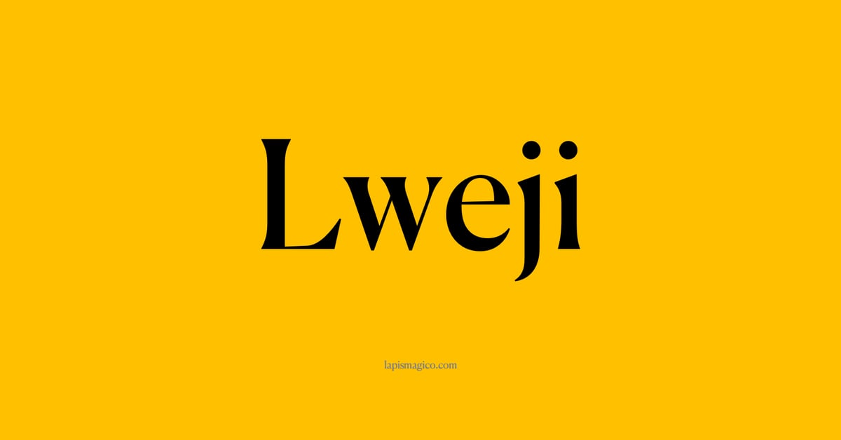 Nome Lweji, ficha divertida com pontilhado para crianças