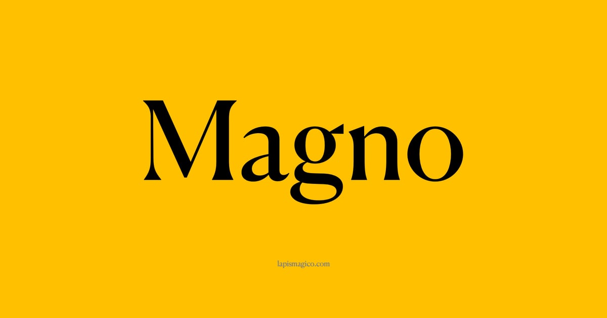 Nome Magno, ficha divertida com pontilhado para crianças