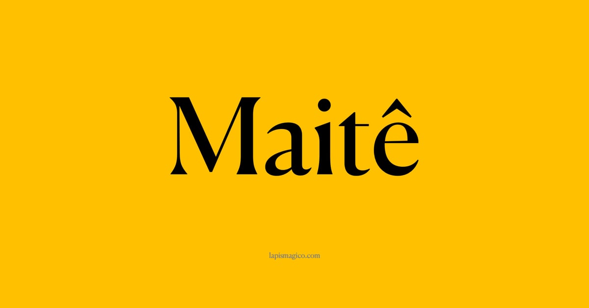 Nome Maitê, ficha divertida com pontilhado para crianças