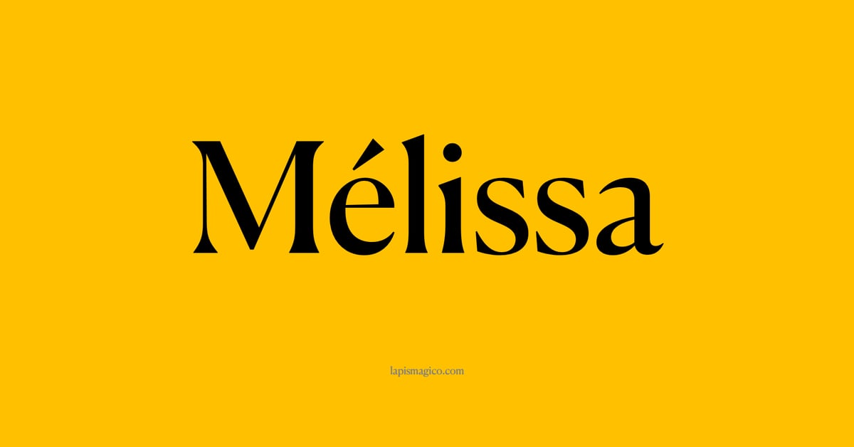 Nome Mélissa, ficha divertida com pontilhado para crianças