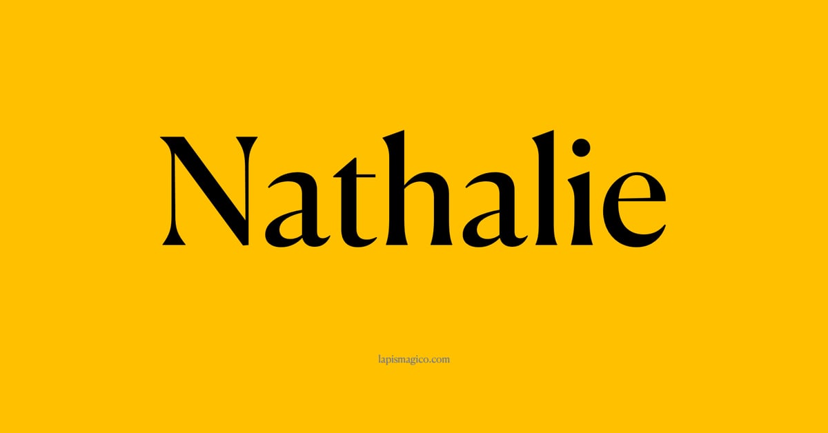 Nome Nathalie, ficha divertida com pontilhado para crianças