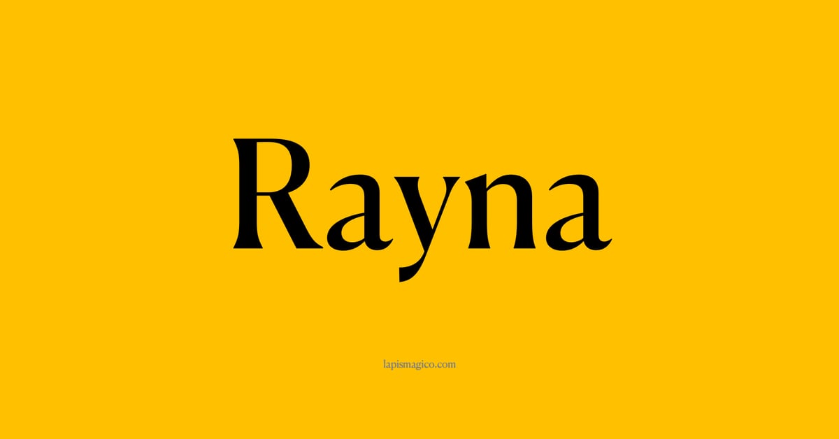 Nome Rayna, ficha divertida com pontilhado para crianças