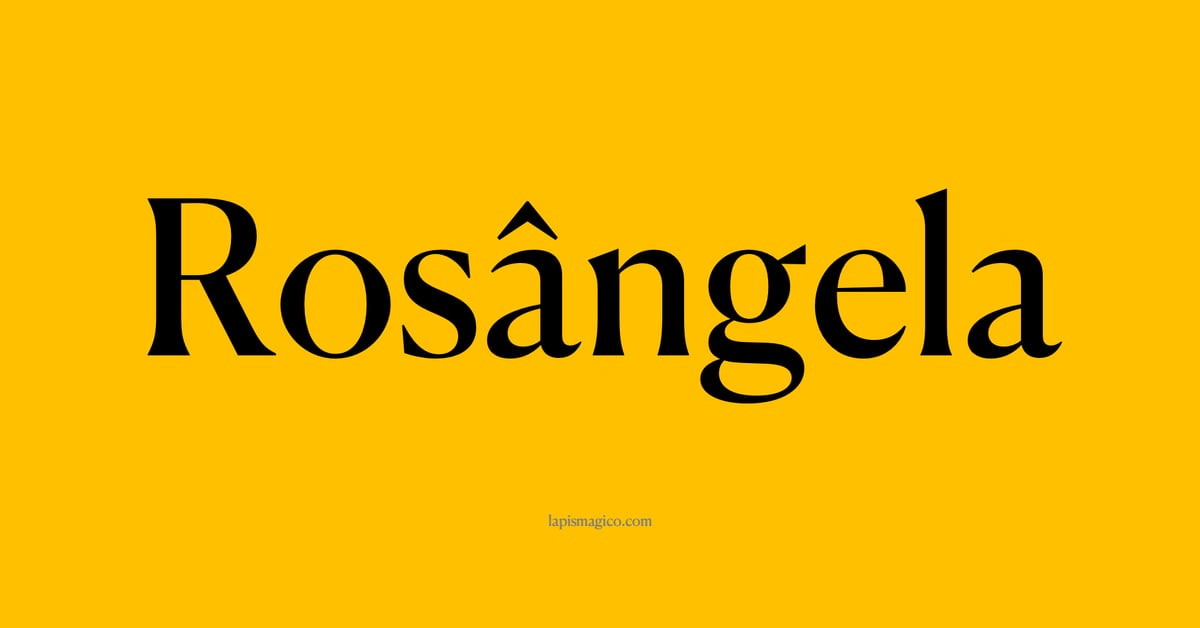 Nome Rosângela, ficha divertida com pontilhado para crianças