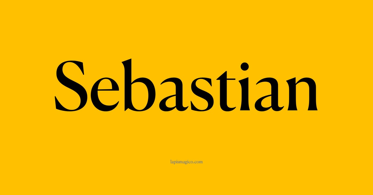 Nome Sebastian, ficha divertida com pontilhado para crianças