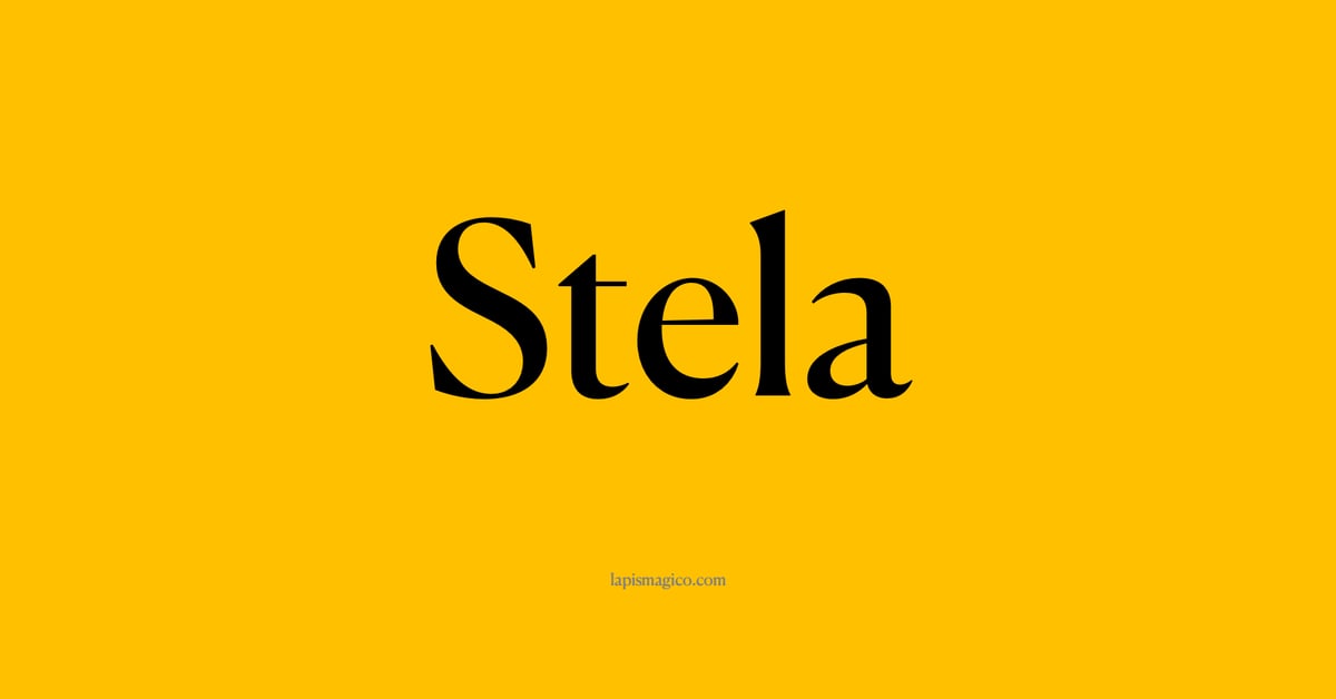 Nome Stela, ficha divertida com pontilhado para crianças